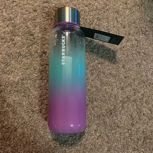 Starbucks Ombre Glass Water Bottle